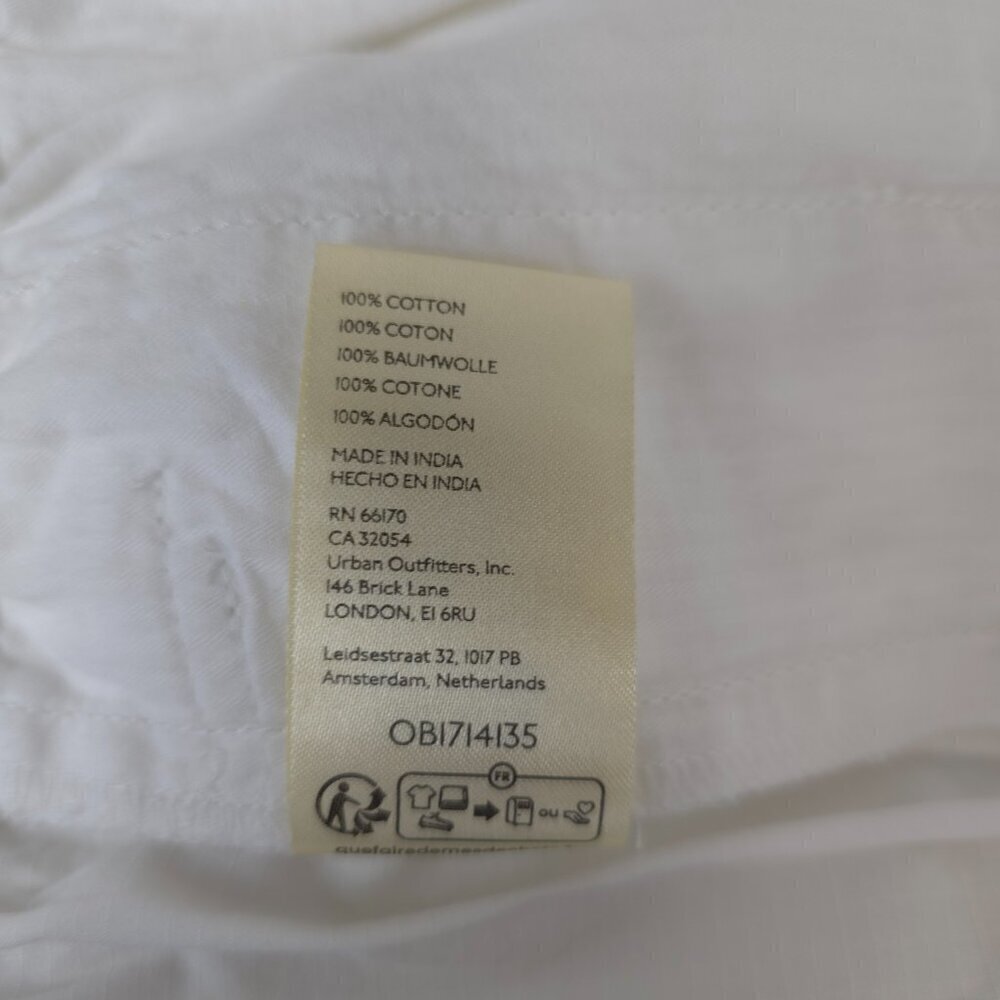 Free People Marbella Crop Harem Pants Optic White Small - Picture 10 of 11